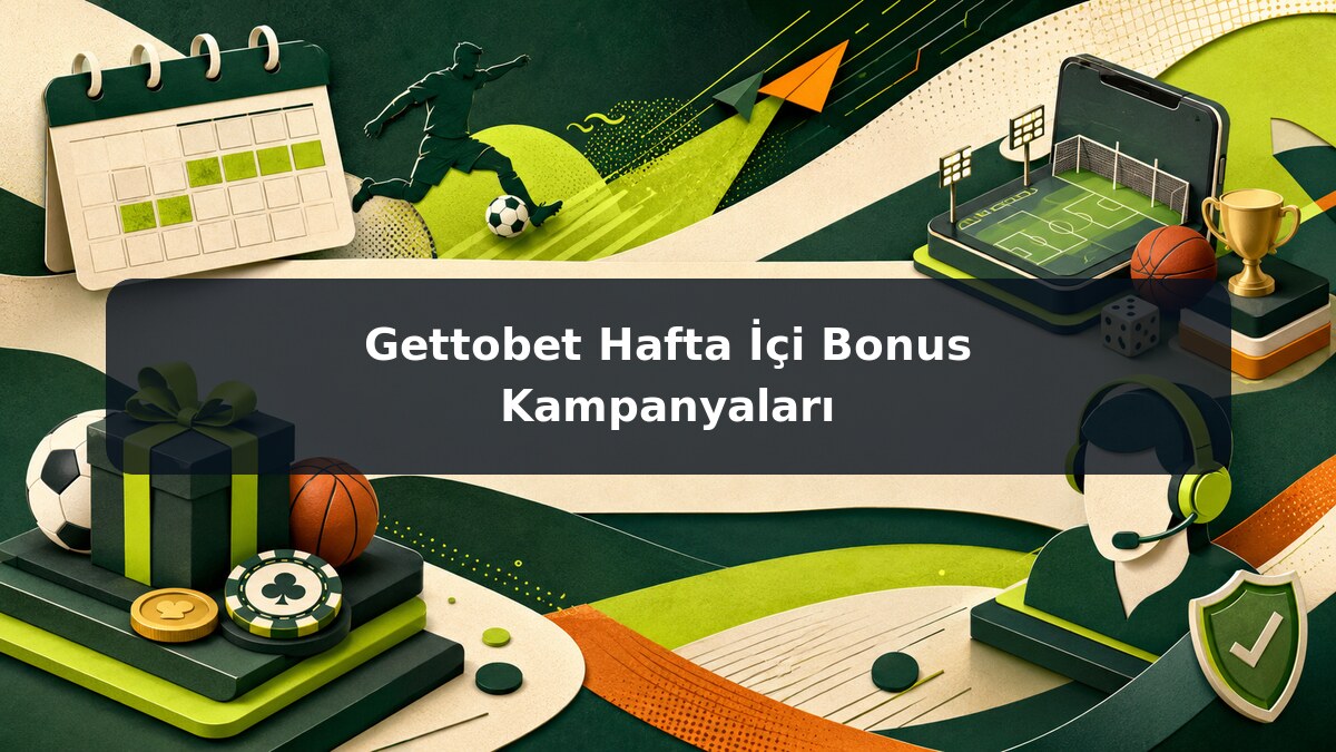 Gettobet Hafta İçi Bonus Kampanyaları görsel rehberi